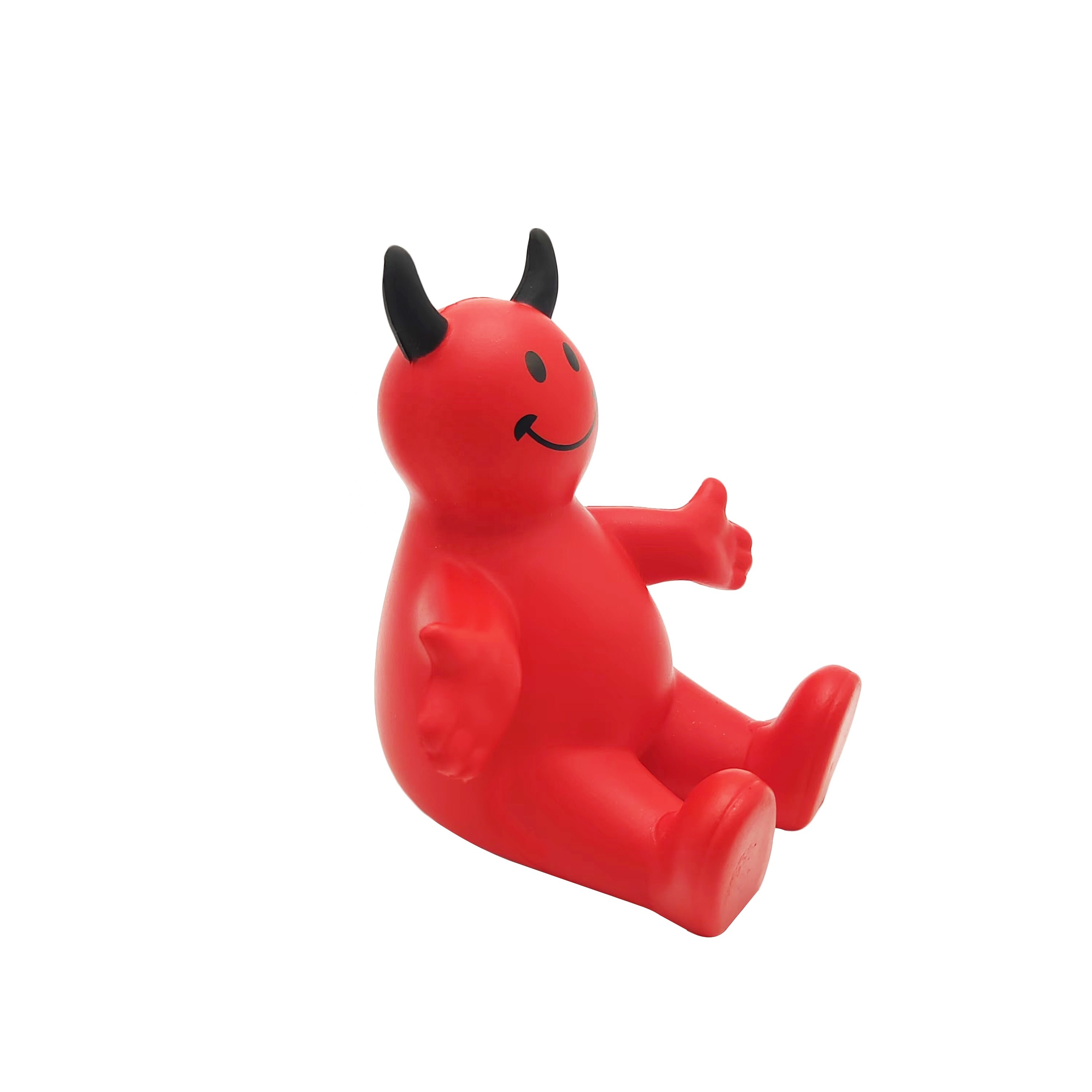 Pu Foam Little Devil Shape Cell Phone Holder Stress Ball Promotional Wholesale Custom Logo Stress Ball