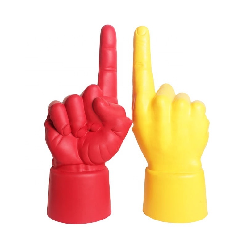 Manufacturers Customized PU Foam Palm Model Polyurethane Sponge Big Fist Finger Advertising Gifts Stress Ball