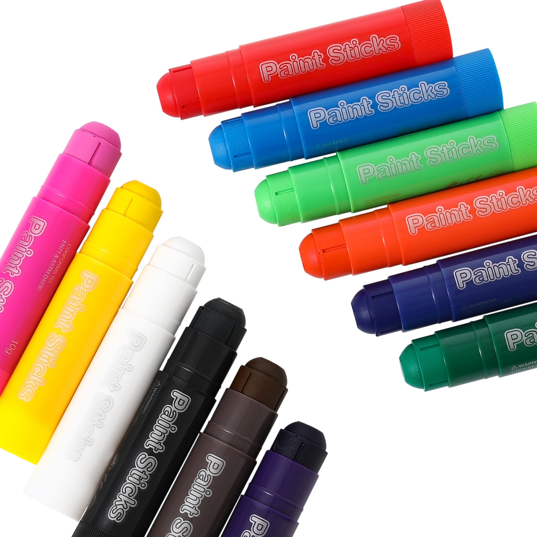 MeiduGaga Non Toxic Safe Washable Smooth Water Soluble Crayon tempera paint sticks