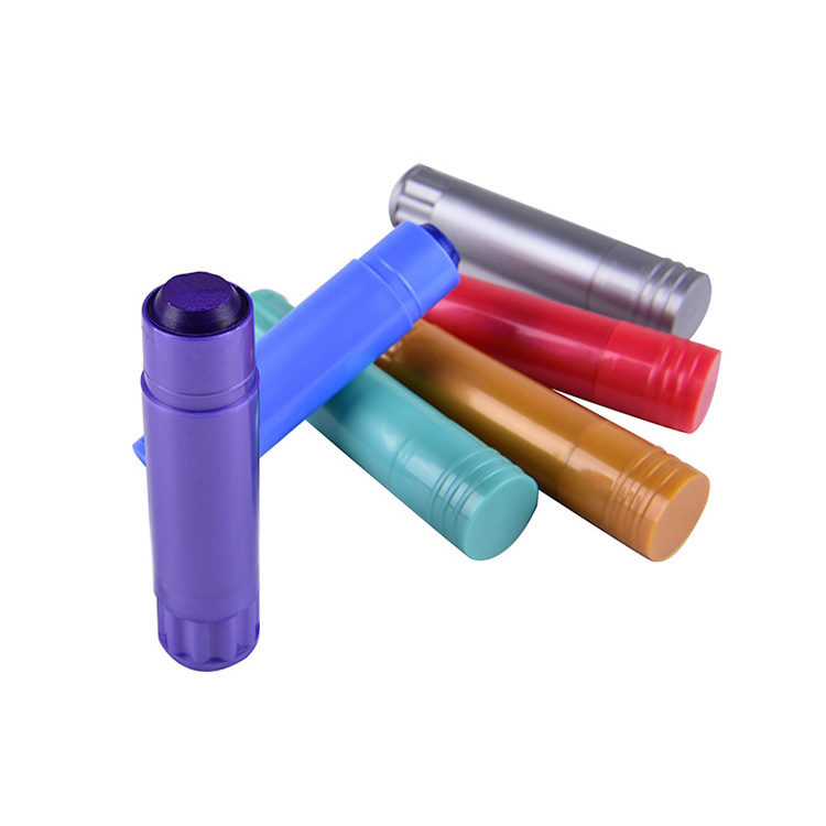 Wholesale  factory price high quality 6 colors washable metallic creamy crayons