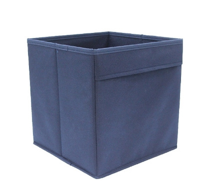 Nonwoven fabric  house hold storage fabric folding with handle clothes toy  kid toy storage boxes bin organizer