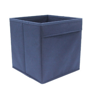 Nonwoven fabric  house hold storage fabric folding with handle clothes toy  kid toy storage boxes bin organizer