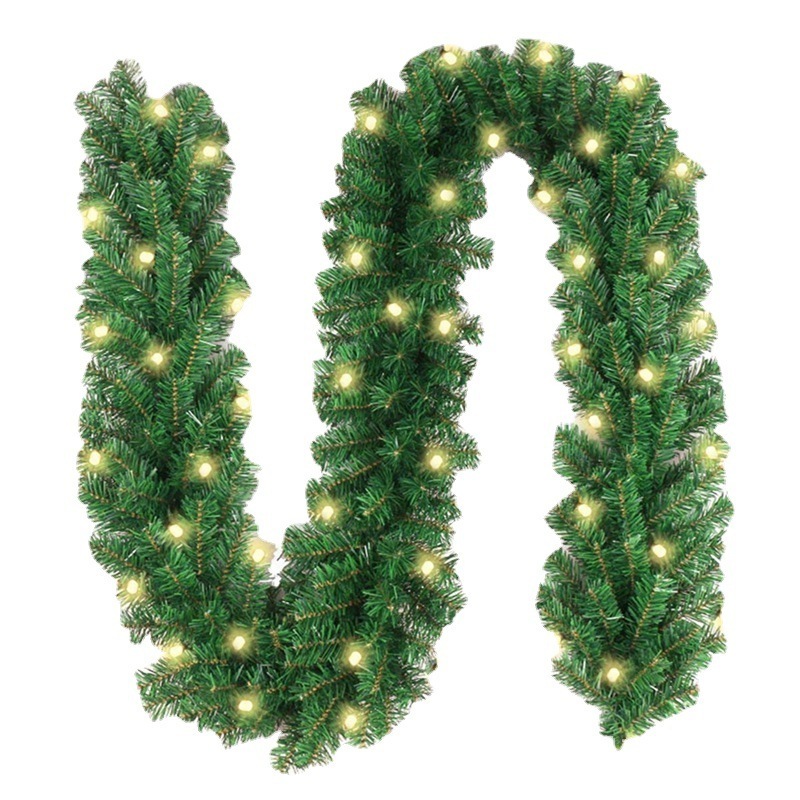 direct factory pine garland christmas green with lights party wall decorations for christmas decor