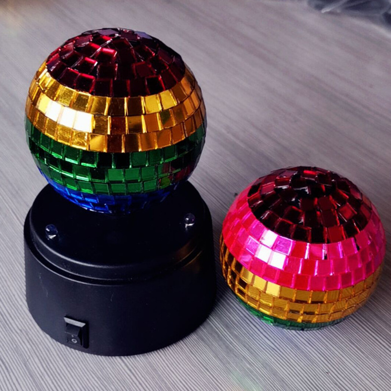 rotate DJ disco ball with led light led disco romantic crystal ball lamp stage light mini disco ball light