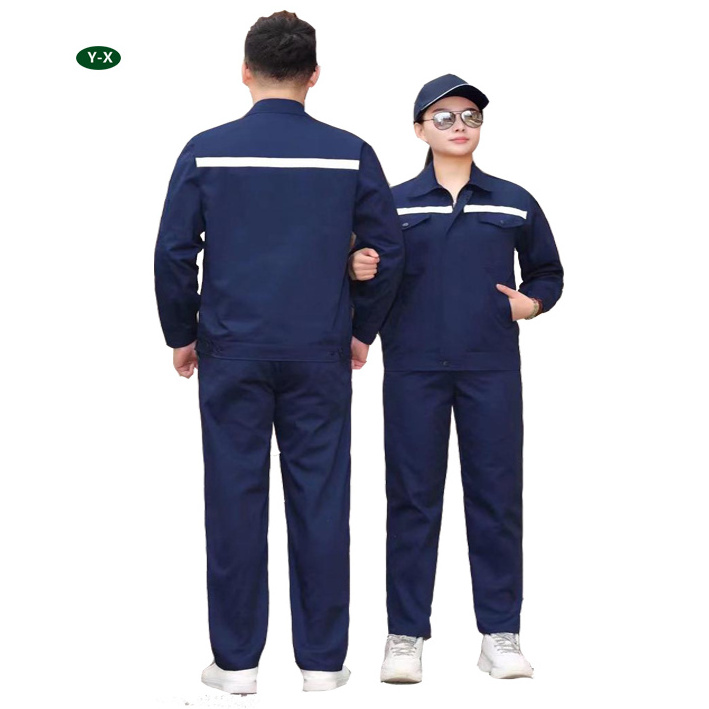 Custom overall safety workwear work suit work clothes men High quality mining worker uniform Men's workwear for work jacket