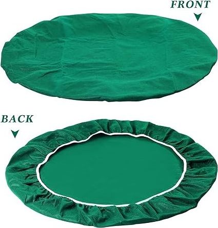 Custom Felt Card Game Tablecover Round Tablecloth Poker Table Cover Elastic Game Table Topper Mat