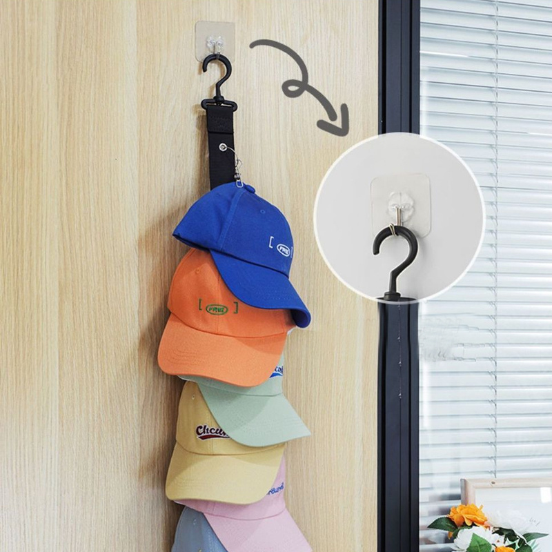 Cap Rack Storage for Baseball Ball Caps Over Door Closet Organizer Display Racks With Clips Hat Holder