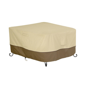 Veranda Water-Resistant Square Fire Pit Table Cover Outdoor Table Cover