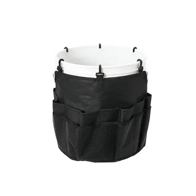 Bucket Caddy with Trim 1680D Polyester Garden Bucket Tool Bag Organizer for 5 Gallon Bucket