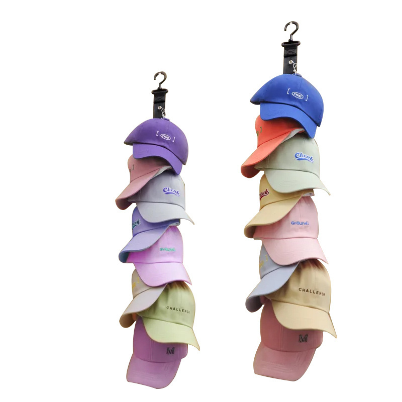 Door Wall Room Closet Hat Hanging Organizer Display Racks With Clips Hat Holder