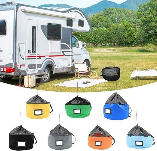 Camper RV Hose Storage Bag Oxford Cloth RV Equipment Storage Waterproof Organizer Bag For Sewer Hoses