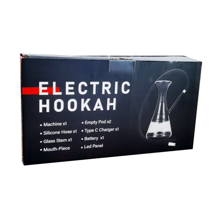 wholesale Luxury Rechargeable Electric Hookah with hookah accessories Acrylic Shisha