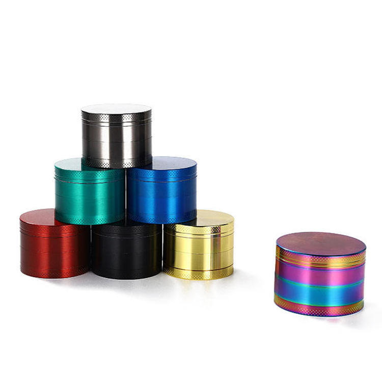 Wholesale Smoking Accessories Custom Logo High Quality Zinc Alloy 63Mm 50Mm  Electric Herb Grinder