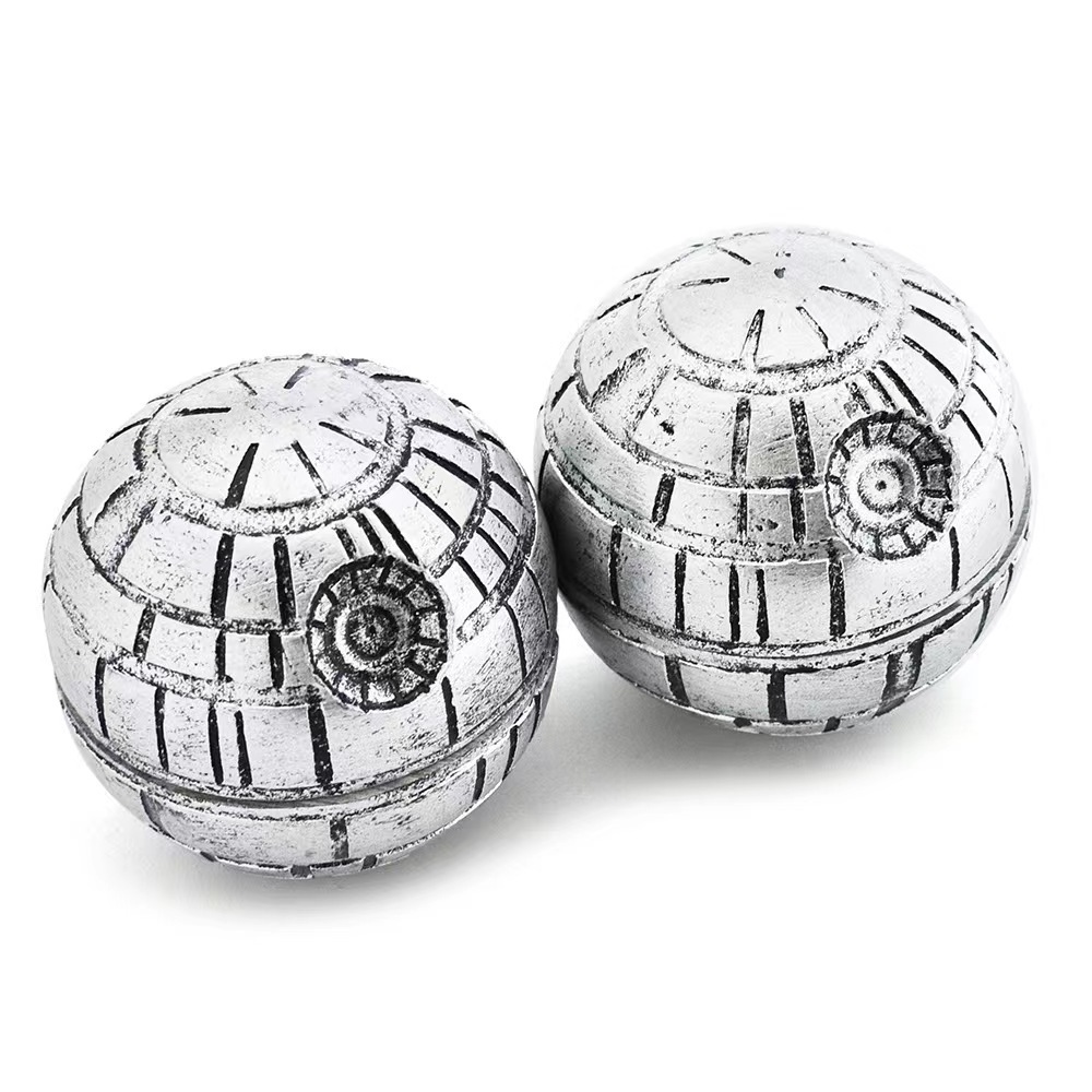 3 Layers Death Star Droid BB8 Grinder Herb Crusher Metal Material Origin herb grinder smoke accessories