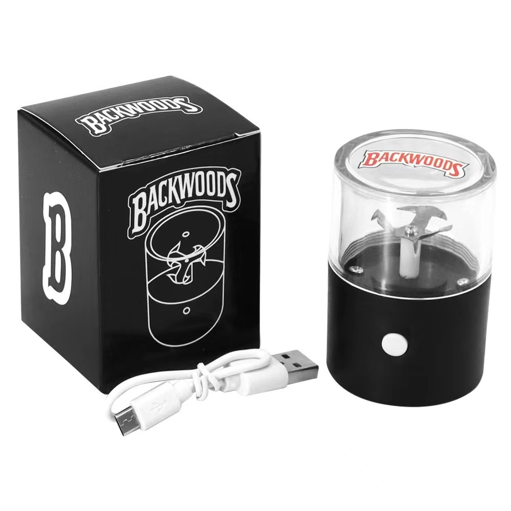 Wholesale Powerful Portable Small Electric Herb Grinder Backwoods Plastic Grinders smoking accessories