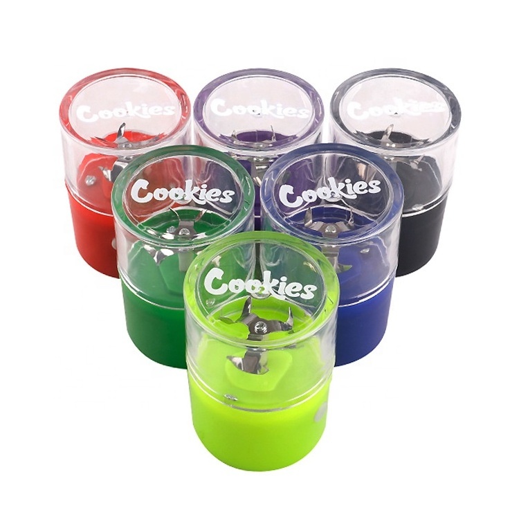 Wholesale Good Quality Portable Small Electric Herb Grinder Backwoods Plastic Grinders smoking accessories