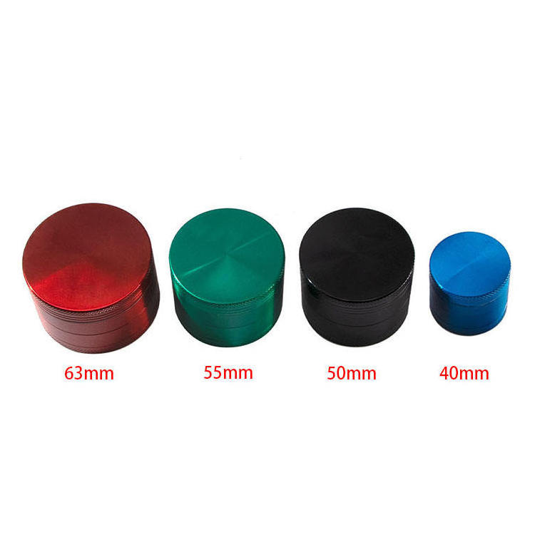 Wholesale Smoking Accessories Custom Logo High Quality Zinc Alloy 63Mm 50Mm  Electric Herb Grinder