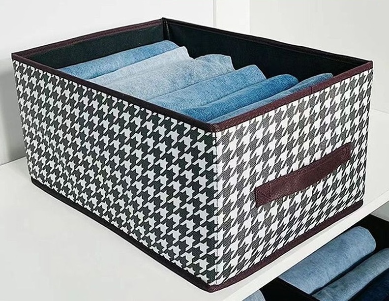 Hot Sale Clothing Organizer Closet Storage Washable Wardrobe Drawer Organizer For Clothes Jeans Underwear Storage Box