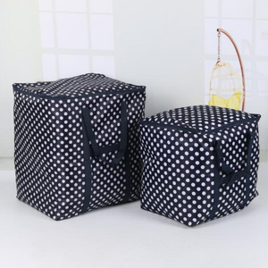 Wholesale Reusable Triple Layer Structure Grocery Tote Bag Shopping Container Picnic Basket With Reinforced Sturdy Long Handle