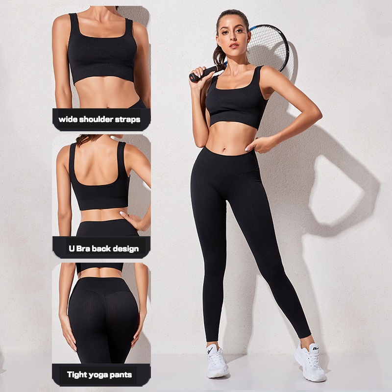 2023 summer yoga set high quality sexy workout clothes short yoga wear  leggings fitness women | BestSuppliers.com