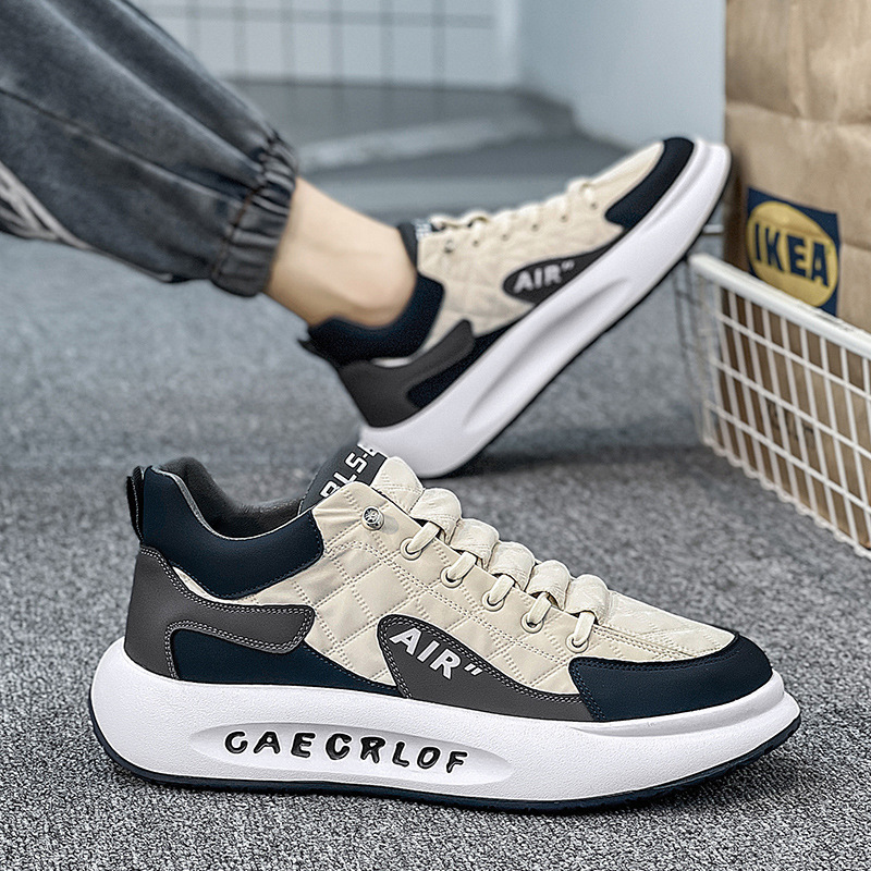 Factory sells men's fashion trend all kinds of sports shoes Thick soled men's casual office form running men shoes