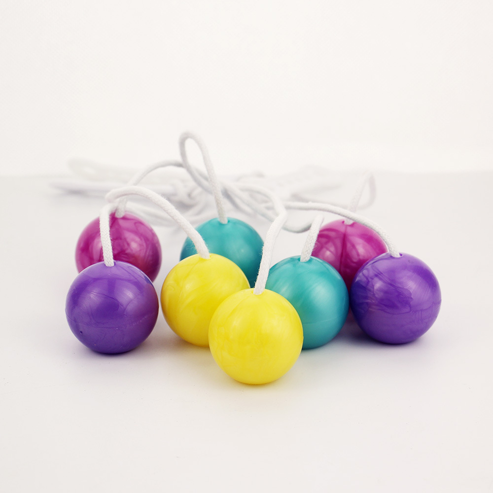 New Style Outdoor Pro-clackers Ball Toys Colorful Lato Lato Balls Click Clack Ball With Light