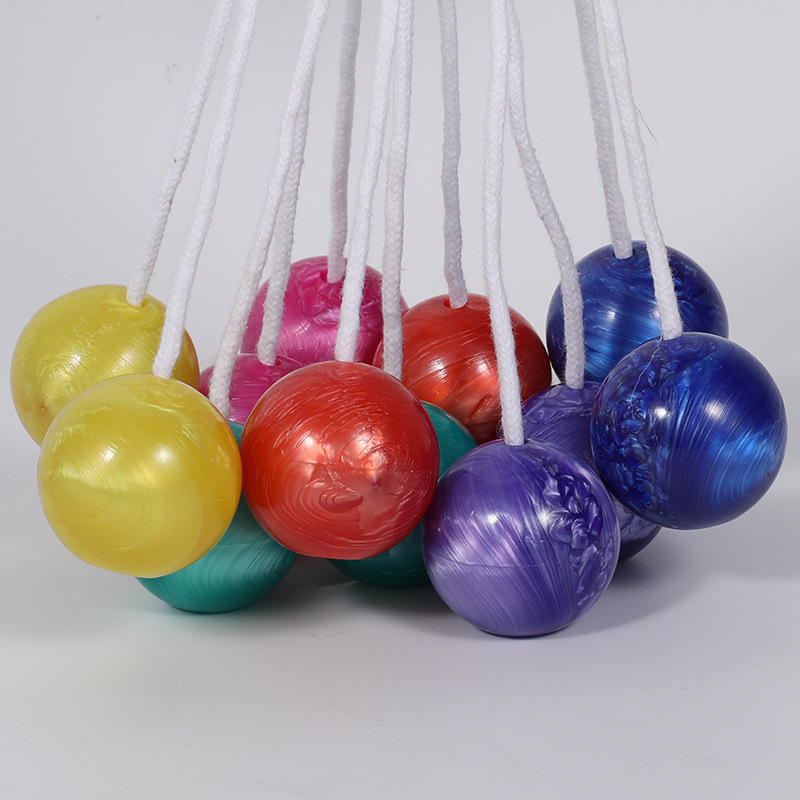 New Style Outdoor Pro-clackers Ball Toys Colorful Lato Lato Balls Click Clack Ball With Light