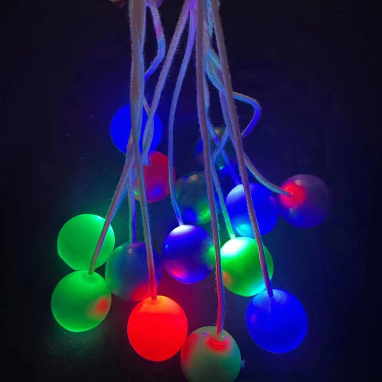 New Style Outdoor Pro-clackers Ball Toys Colorful Lato Lato Balls Click Clack Ball With Light