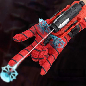 Hot Plastic Cosplay Spiderman Launcher Gloves Web Shooters Toy Hero Arrow Launcher Web Shooter Wrist Toy