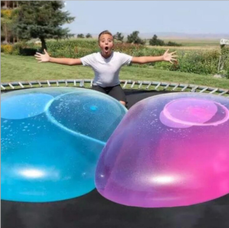 47'' Water Filled Bubble Ball Toy Funny Inflatable Water Ball Soft Rubber Beach Jelly Balloon Balls for Outdoor Indoor Party