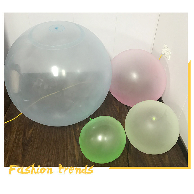 47'' Water Filled Bubble Ball Toy Funny Inflatable Water Ball Soft Rubber Beach Jelly Balloon Balls for Outdoor Indoor Party