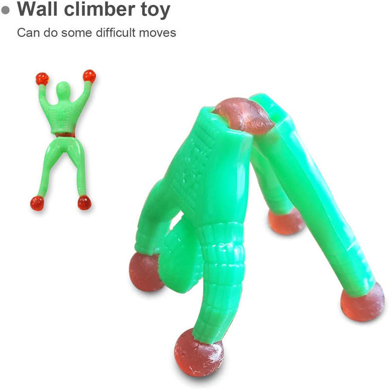 Wholesale cheap Sticky Stretchy Wall Climbing Man Toy sticky spiderman decompression toy sticky toy