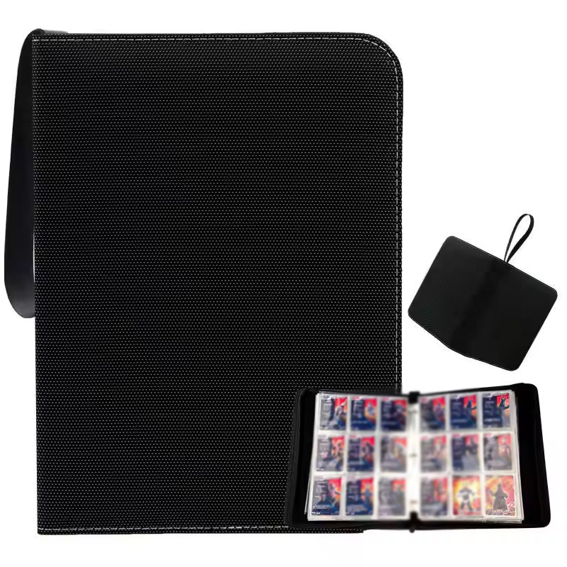 Card book nine grid high-capacity card collection business card holder storage bag, transparent loose leaf zipper bag