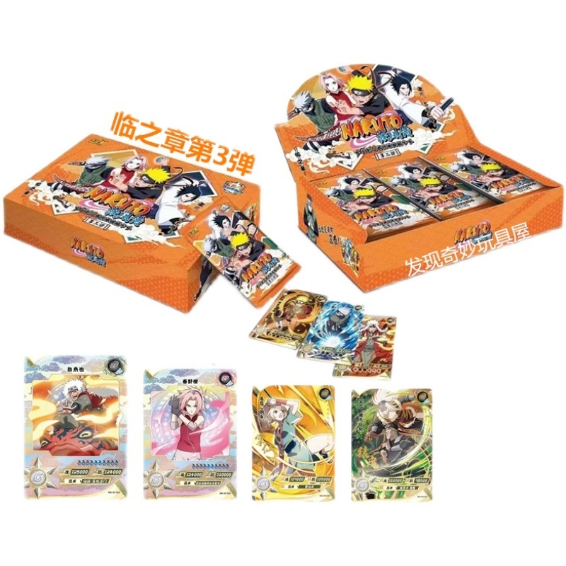 Wholesale Narutoes Card Game Collection Tier 1 Wave 3 Kayou Card 48-Box Original Playing Cards For Narutoes Collectors