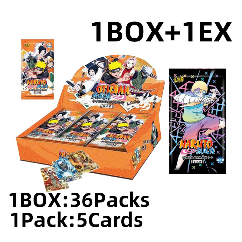 Wholesale Narutoes Card Game Collection Tier 1 Wave 3 Kayou Card 48-Box Original Playing Cards For Narutoes Collectors