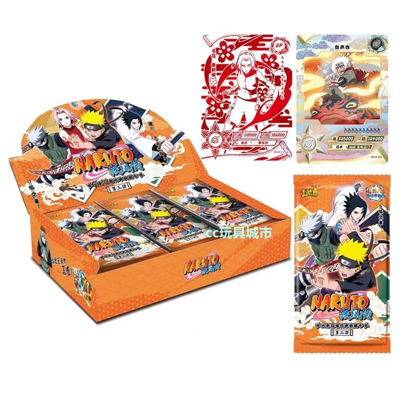 Wholesale Narutoes Card Game Collection Tier 1 Wave 3 Kayou Card 48-Box Original Playing Cards For Narutoes Collectors