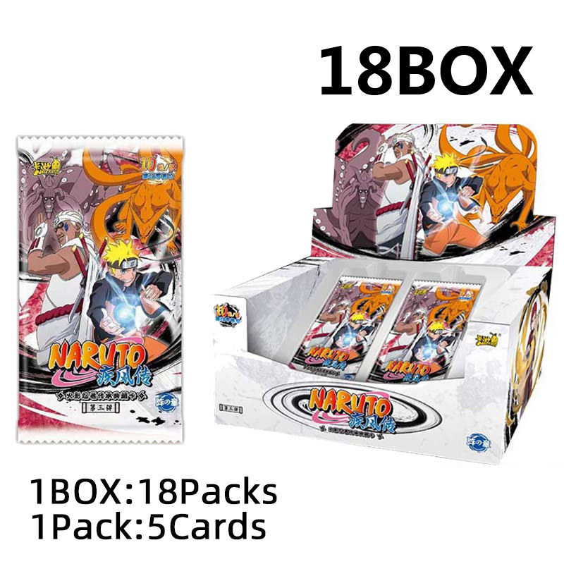 Wholesale Japanese Anime Narutoes Trading Cards Collection Rare Table Cards Top Playing Cards Party Toys