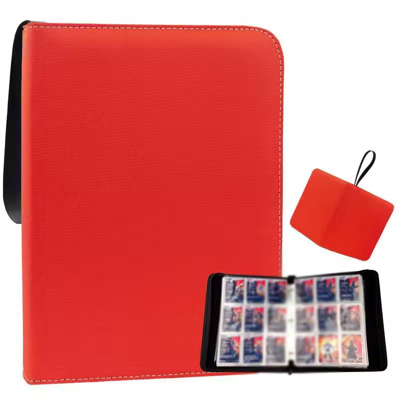 Card book nine grid high-capacity card collection business card holder storage bag, transparent loose leaf zipper bag