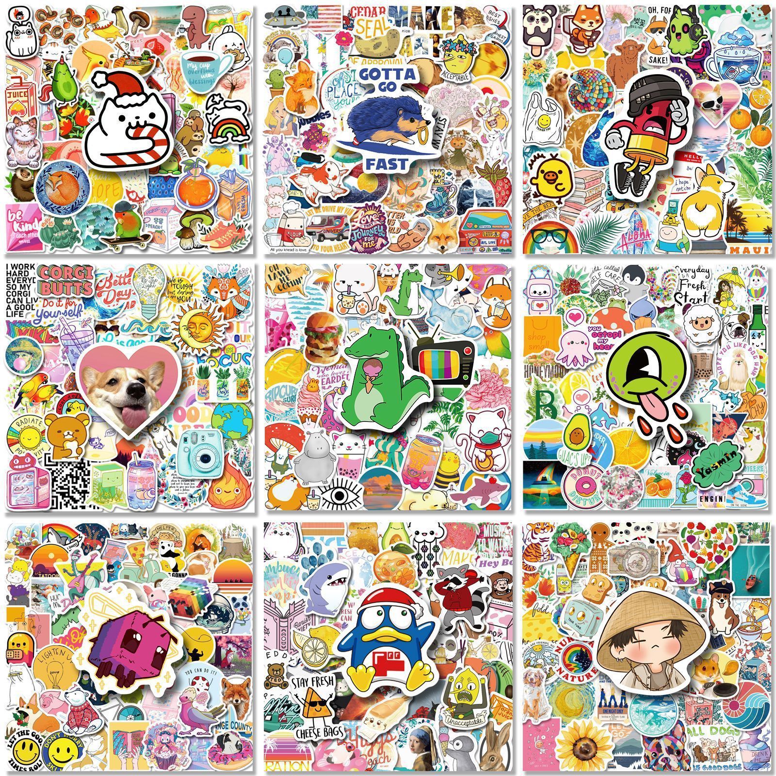 Mylulu Hot Sale 50 Beautiful Princess Stickers Fun Paste Painting Children's Cartoon Early Education Puzzle kids wall sticker