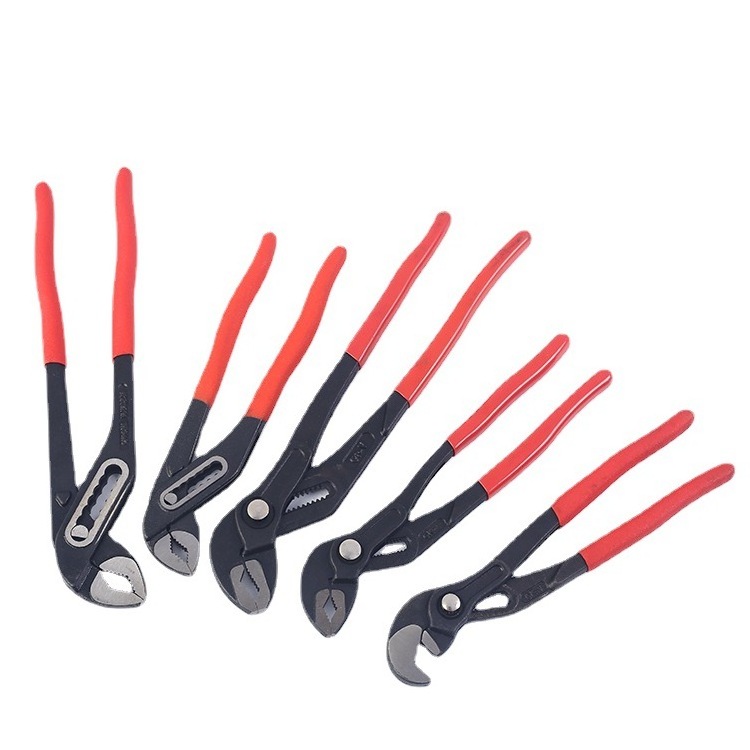 Wholesale chrome vanadium steel plumbing tools Quick button Pipe wrench Monkey pliers water pump pliers