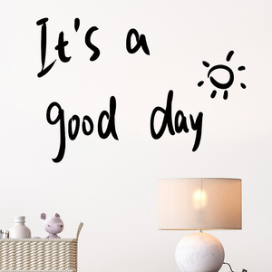 It's a Good Day Nordic English Word Wall Stickers Inspirational Stickers CHILDREN'S Room Decoration Background Stickers