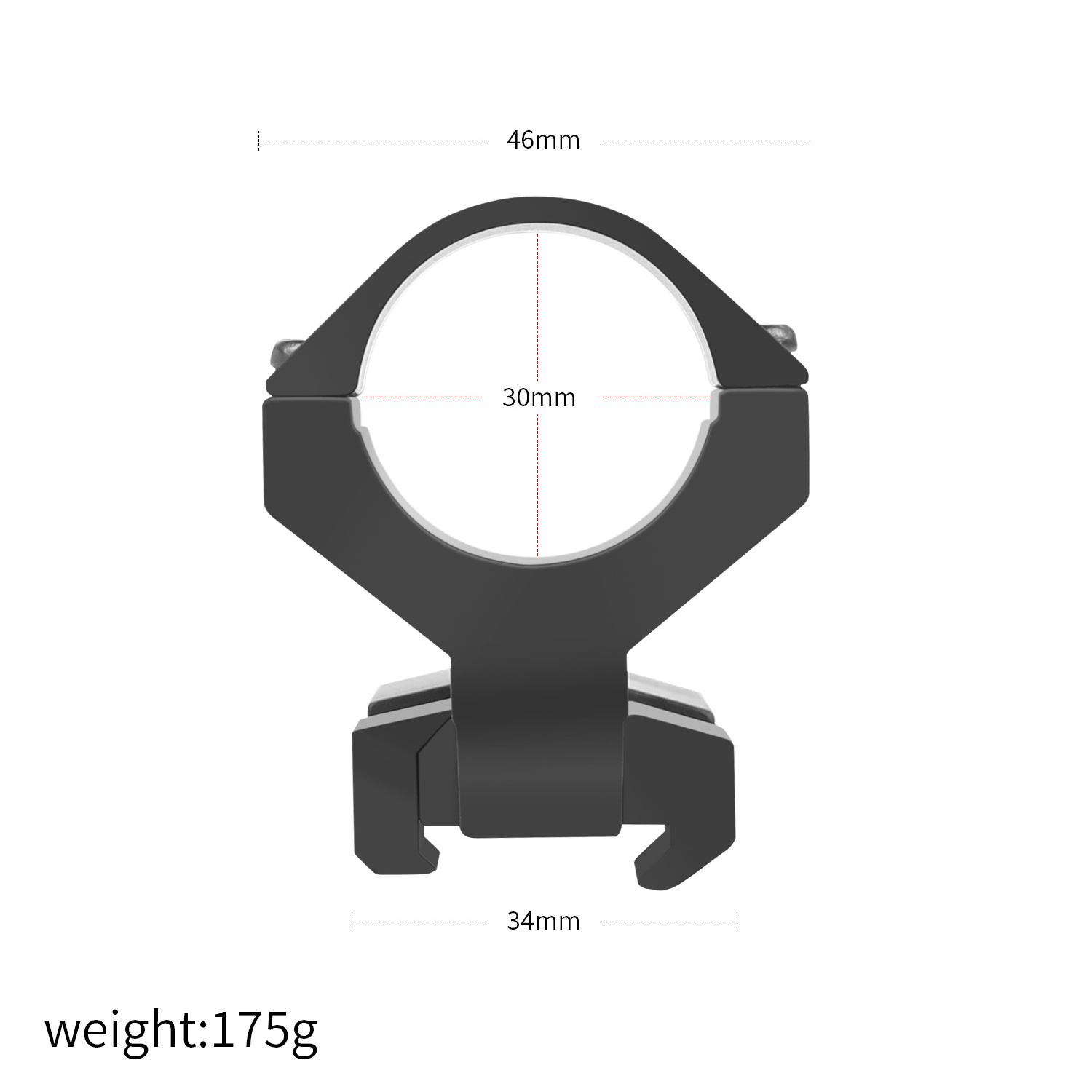 YUBEEN 2024 34mm aperture Brand new all-in-one scopes mounts,seismic scopes bracket, flashlight fixture multiple model available