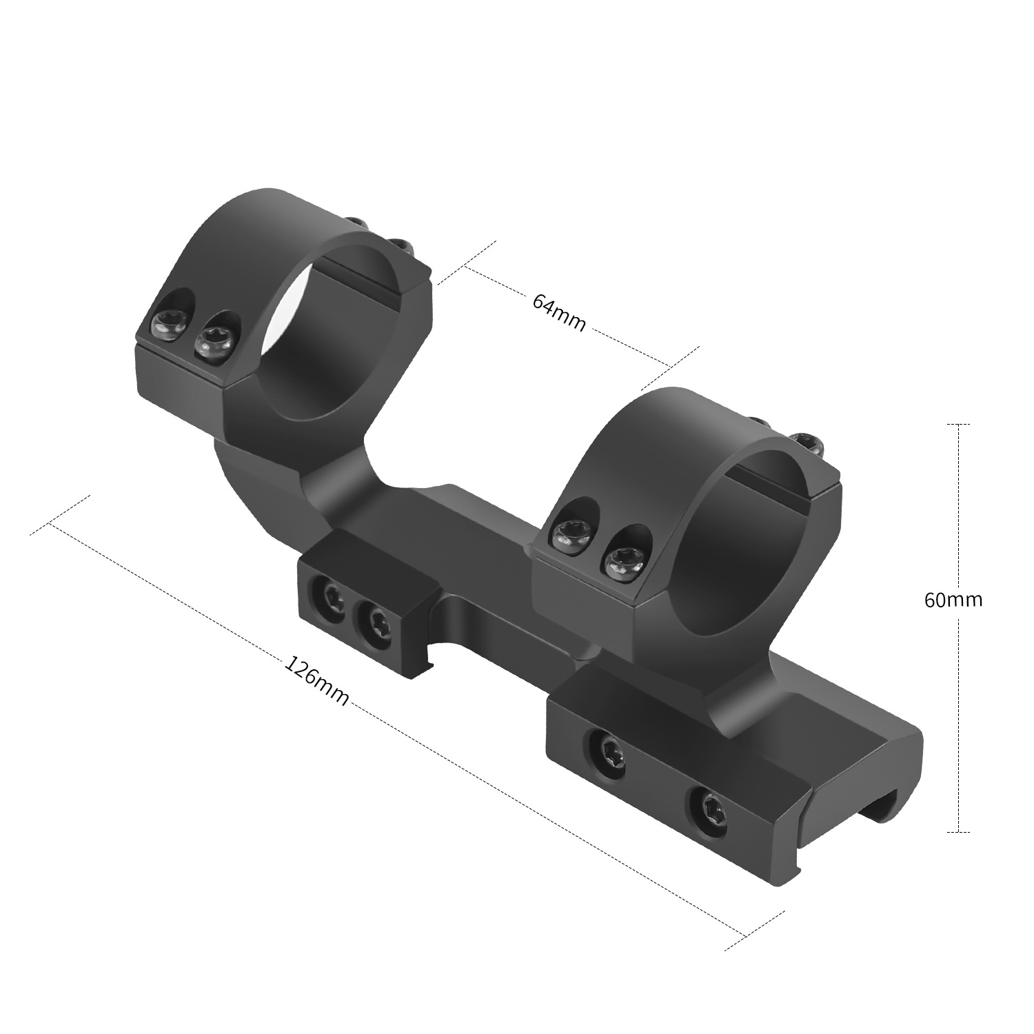 YUBEEN 2024 34mm aperture Brand new all-in-one scopes mounts,seismic scopes bracket, flashlight fixture multiple model available