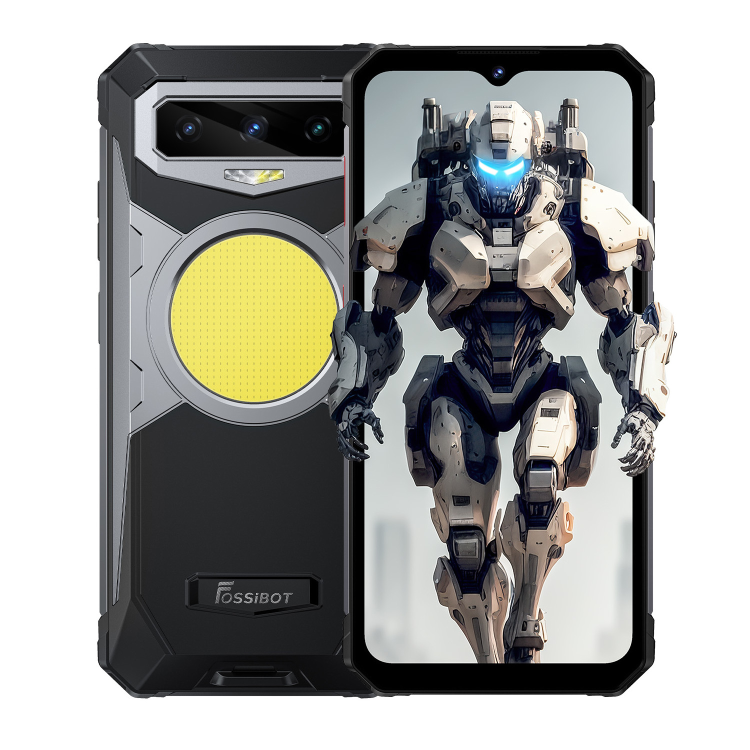 New listing Fossibot F102 Rugged phone 12GB+256GB Android 13 Night Vision Camp Light 108MP Main Camera 16500mAh 4G Mobile Phones