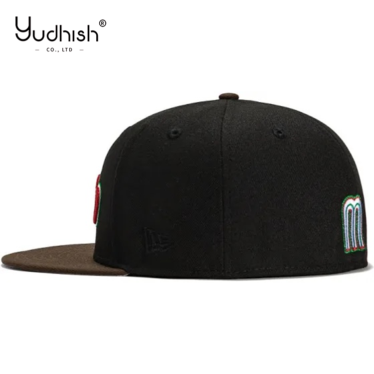 2024 OEM ODM Flat Brim 3D Embroidery Snapback Caps Custom Sports Hats With Mexico Logo Cap Wholesale Hip Hop Caps For Men