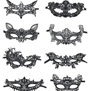 Hot Sale Lace Party Masquerade Mask Women Venetian Masks Mardi Gras Party Mask For Women Girls  Costume Cosplay Multi-styles