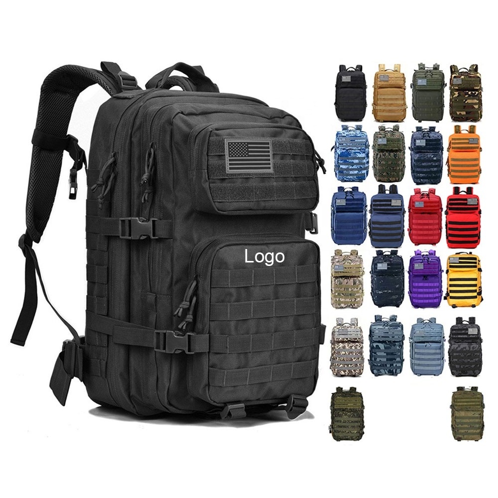 45L Rucksacks Hiking Hunting Back Pack Travel Outdoor Sport Fitness  GYM Bag Tactical Backpack