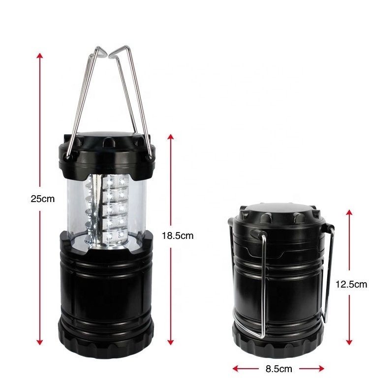 Outdoor Hiking Emergencies Portable Bright Camping Collapsible Light 30 LED Camping Lantern