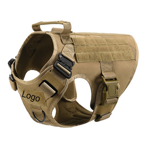 Nylon Patrol Waterproof Outdoor Sports Hunting Gear Training Tactical dog clothing Tactical Dog  Vest Harness