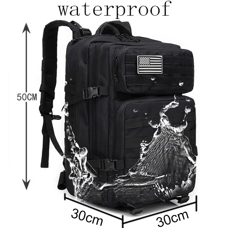 45L Rucksacks Hiking Hunting Back Pack Travel Outdoor Sport Fitness  GYM Bag Tactical Backpack